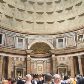 Christian symbols in the Pantheon
