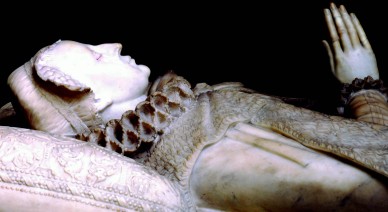 The tomb of Mary Queen of Scots