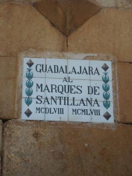 Typical medieval wall sign of middle and southern Spain