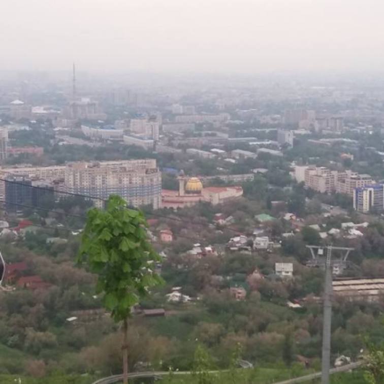 Panoramic view ot the Almaty
