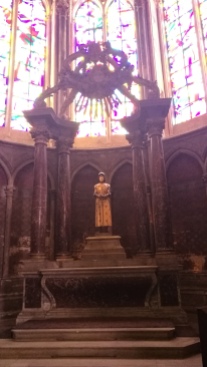 Jeanne d'Arc statue in cathedral